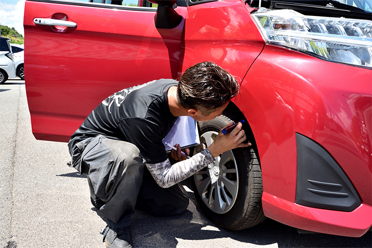 入庫車の徹底チェック